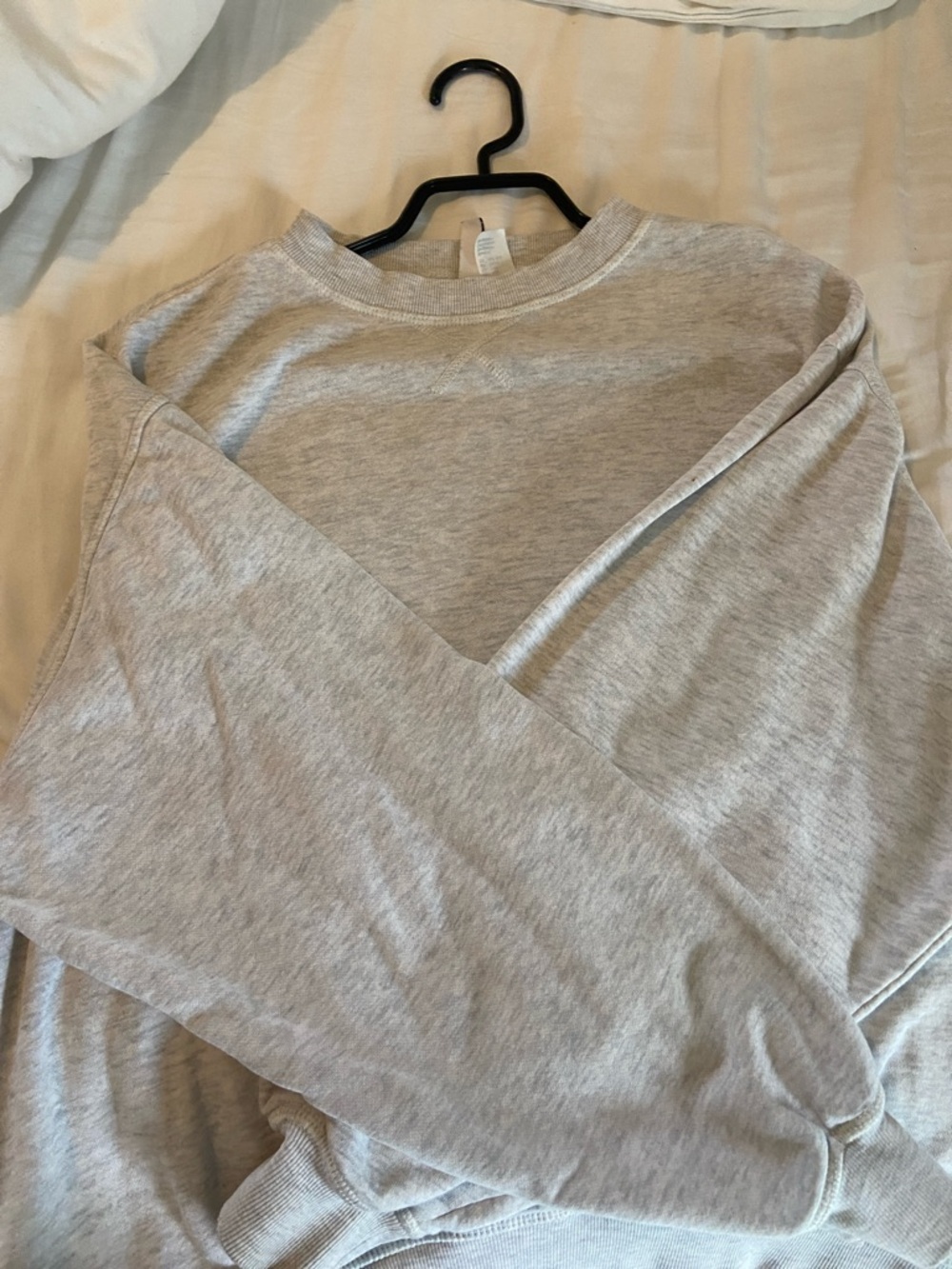 Divided H&M Light Gray Crewneck Sweater